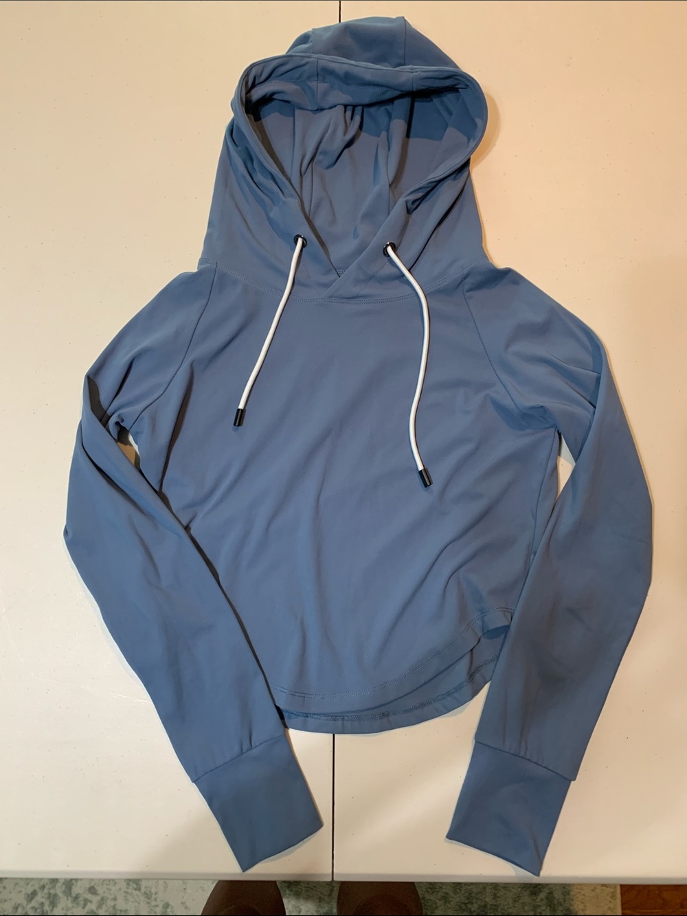 Constantly Varied Gear Slate Blue Cropped Hoodie